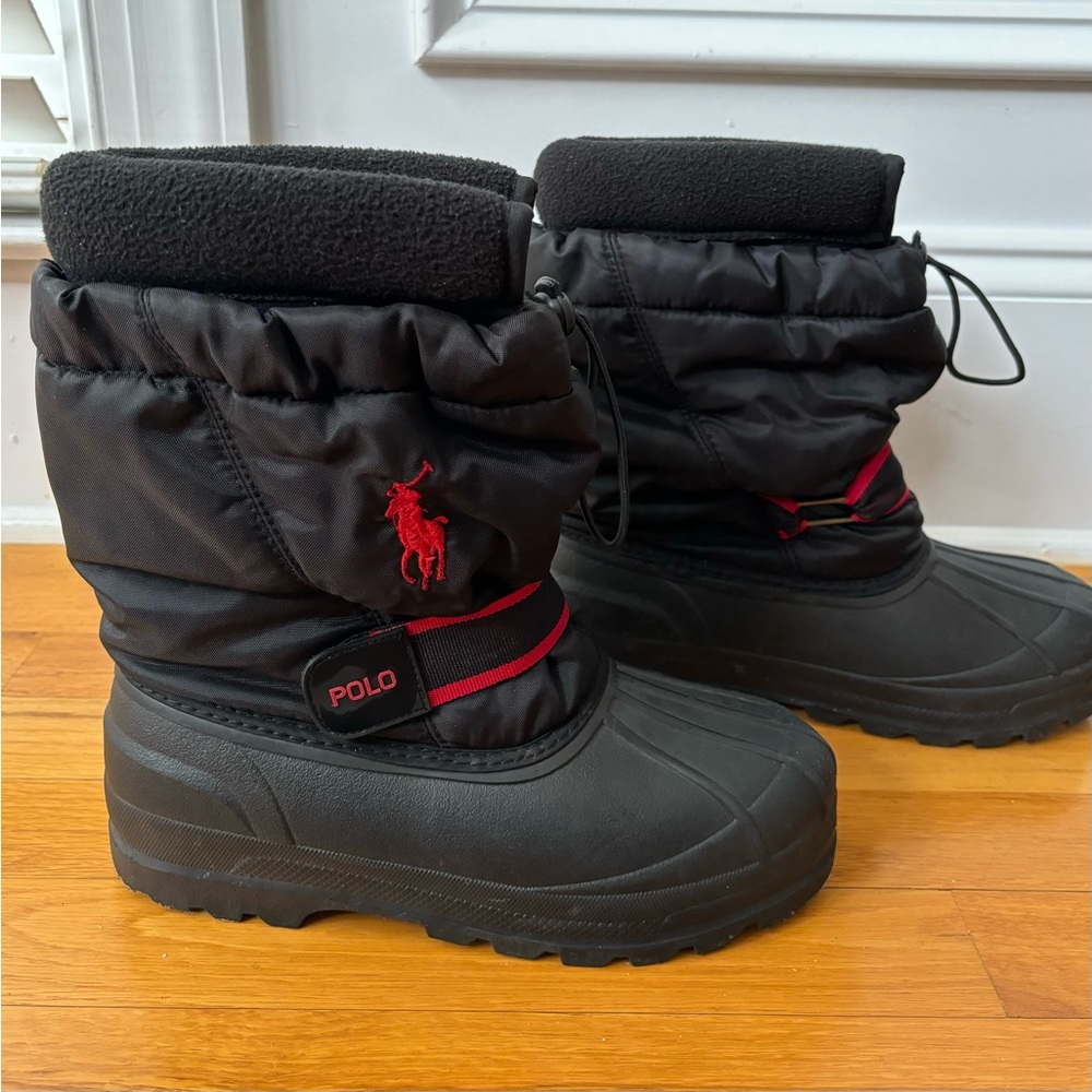 Big Kids Ralph Lauren Polo Snow Winter Boots Size 5 (US), 4.5 (UK), 37 (EUR)